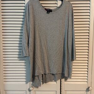 Peck & Peck Heather Gray Top
